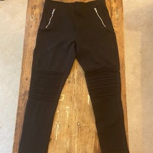 High Waisted Black Fashion Leggings